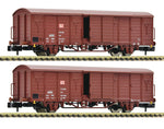 Fleischmann 826213 N Gauge DBAG Gbs258 Long Wheelbase Van Set (2) V