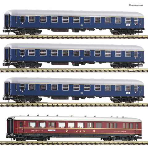 Fleischmann 881910 N Gauge DB F-Train Hans Sachs Coach Set (4) III