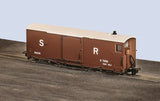 Peco GR-241AC OO-9 Gauge L&B 8 ton Bogie Goods Brake Van, SR Livery, brown, no. 56039