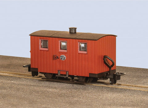 Peco GR-570A OO-9 Gauge Ffestiniog Quarryman Coach, red