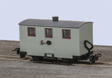 Peco GR-570UY OO-9 Gauge FR 4 Wheel Quarryman Coach Unlettered Grey