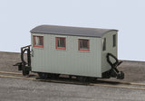 Peco GR-590UY OO-9 Gauge FR 4 Wheel Brake Van 1 Balcony Unlettered Grey