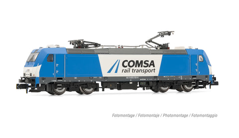 Arnold HN2595D N Gauge COMSA 253 Electric Locomotive Blue/White VI (DCC-Fitted)