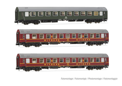 Arnold HN4423 N Gauge DR OSShD Type B Spree-Alpen-Express Coach Set (3) IV