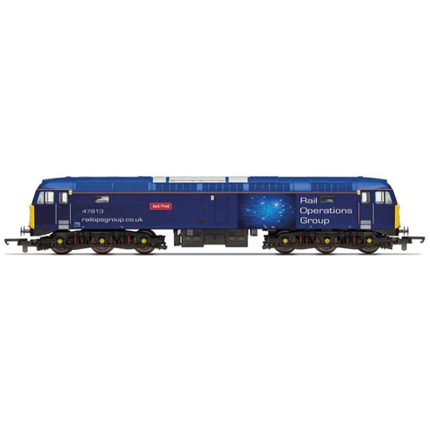 Hornby R30042TTS OO Gauge ROG, Class 47, Co-Co, 47813 ‘Jack Frost’ - Era 11