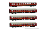 Rivarossi HR4379 HO Gauge DR Tourex Type B Coach Set (4) IV