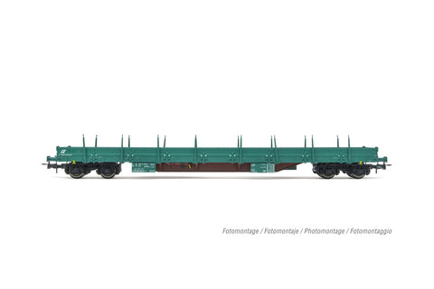 Rivarossi HR6552 HO Gauge FS Res Bogie Stake Wagon Green VI