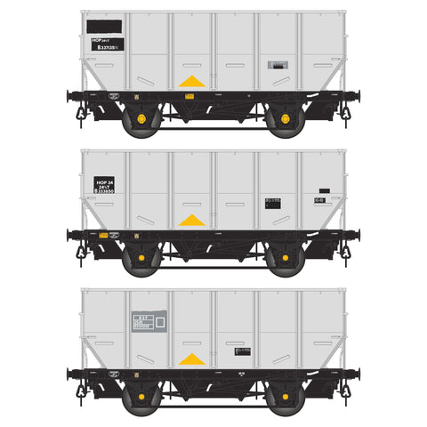 Accurascale 1010-HUO-S OO Gauge BR 24.5T HOP24/HUO Coal Hopper - Grey pre TOPS- Pack S