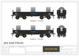 Accurascale 2133VTGO2 OO Gauge JSA Bogie Open Steel Wagon Twin Pack - VTG 2