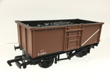 Mainline 37424 OO Gauge BR Brown 16t Steel Mineral Wagon B595150