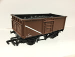 Mainline 37424 OO Gauge BR Brown 16t Steel Mineral Wagon B595150
