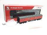 Dapol 2P-000-303 N Gauge BR Red Collett Full Brake W106W Limited Edition