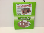 Metcalfe PO276 OO/HO Gauge Low Relief House Back - Brick Card Kit