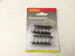 Hornby R8100 OO Gauge 12.6mm Diameter Split Spoked Wheels (Pack 10)