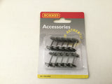 Hornby R8100 OO Gauge 12.6mm Diameter Split Spoked Wheels (Pack 10)