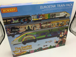 Hornby R3829 OO Gauge Eurostar, Class 373, Set 3005/3006 'Yellow Submarine' Train Pack - Era 9