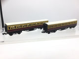 Graham Farish NR63BR N Gauge BR Red/Cream Mainline Coach x2