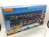 Hornby R40001 OO Gauge Eurostar, Class 373/1 'Yellow Submarine' Divisible Centre Saloons Coach Pack