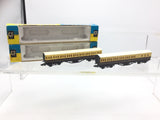 Graham Farish NR60W/NR61W N Gauge GWR Choc/Cream Suburban Coach x2