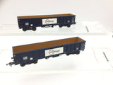 Dapol 4F-025-009 OO Gauge GB Railfreight MJA Bogie Box Wagons