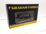 Graham Farish 377-066 N Gauge 5 Plank Wagon Wooden Floor 'J. H. Rainbow' Red