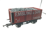 Dapol 4F-080-122 OO Gauge 8 Plank Wagon Embling & Son, Challow 17
