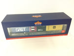Bachmann 38-627 OO Gauge BR FGA Outer Flats 2-Pack BR Blue w Containers