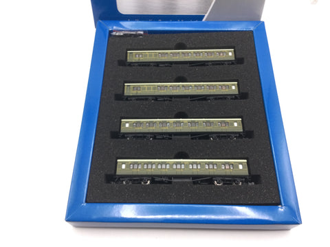 Dapol 2P-014-001 N Gauge Maunsell High Window 4 Coach Set 193 Lined Olive Green