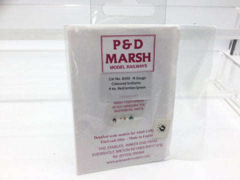 P&D Marsh B399 N Gauge Coloured Brilliants/Jewels (1mm Diameter)