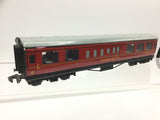 Hornby Dublo 4049 OO Gauge BR Red Stanier Restaurant Coach W9566W