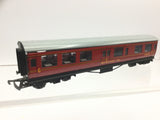 Hornby Dublo 4049 OO Gauge BR Red Stanier Restaurant Coach W9566W