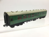 Hornby Dublo 4055 OO Gauge BR Green Mk1 Brake 2nd Coach S35001