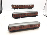 Marklin 4020/1 HO Gauge SJ Passenger/Baggage Coaches x3