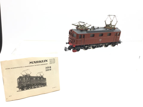 Marklin 3018 HO Gauge SJ GS 800 Electric Loco 884