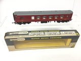 Wrenn W6009 OO Gauge LMS Maroon Pullman Brake 2nd Coach 2370