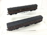 Airfix 54251/54253 OO Gauge LMS 57' Suburban Coach x2