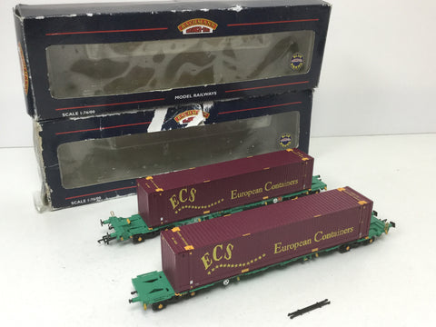 Bachmann 37-300 OO Gauge Intermodal Wagons ECS