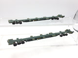 Dapol 4F-044-005 OO Gauge FEA-B Spine Wagon Set Freightliner 640221/2