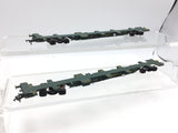 Dapol 4F-044-006 OO Gauge FEA-B Spine Wagon Set Freightliner 640309/10