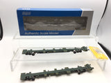 Dapol 4F-044-007 OO Gauge FEA-B Spine Wagon Set Freightliner 640155/6