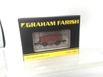 Graham Farish 377-328C N Gauge Conflat BR Bauxite (Early) BR Crimson BD Container [W,WL]