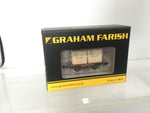 Graham Farish 377-340B N Gauge Conflat BR Bauxite (Early) 2 BR White AF Containers [W,WL]