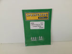Springside DA5/5 OO Gauge Whitemetal LNER White Head & Tail Lamps (Pack 5)