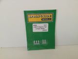 Springside DA5/5 OO Gauge Whitemetal LNER White Head & Tail Lamps (Pack 5)