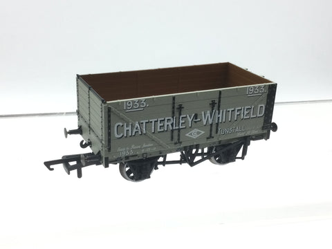 Oxford Rail 76MW7028 OO Gauge 7 Plank Wagon Chatterley-Whitfield Tunstall 1933
