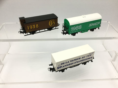 Marklin 4488 HO Gauge SNCF 50th Anniversary Wagon Set 3 Rail
