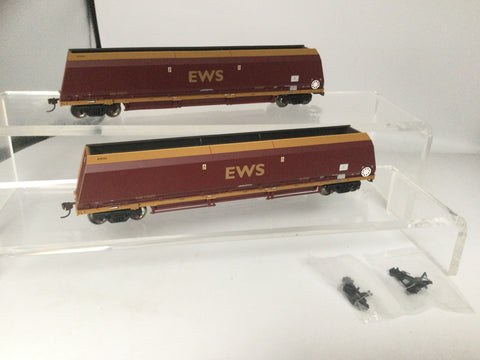 Bachmann 37-853 OO Gauge EWS 104t GLW HTA Thrall Coal Hopper x2