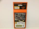 Gaugemaster GMKD13W N Gauge White Farm Rail Fencing 86mm x 5 Lengths