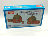 Peco NB-14 N Gauge Brick Station Houses Kit