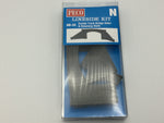 Peco NB34 N Gauge Road Bridge Sides (Stone) Double Track